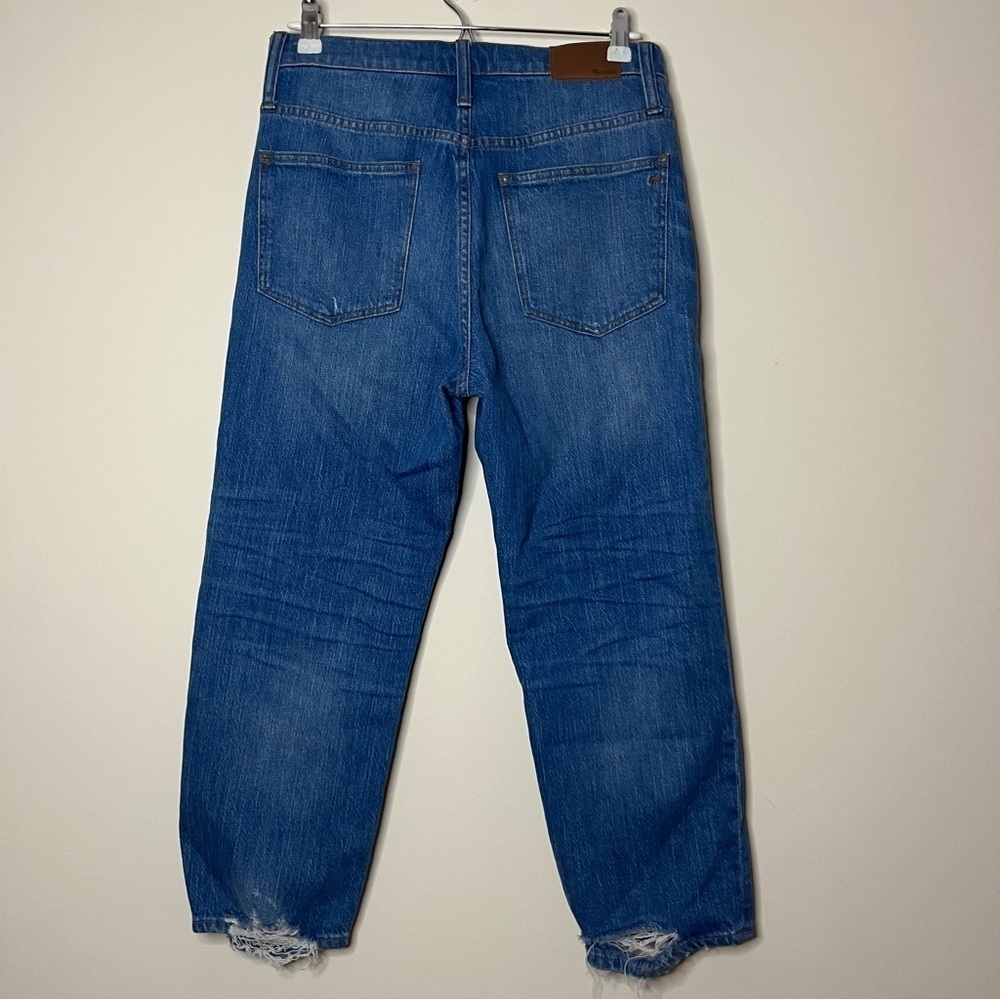 NWOT MADEWELL The Classic Straight Distressed Jean in Novello Wash - Picture 9 of 12